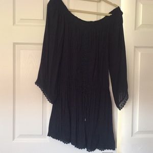 Off the shoulder Navy Dress